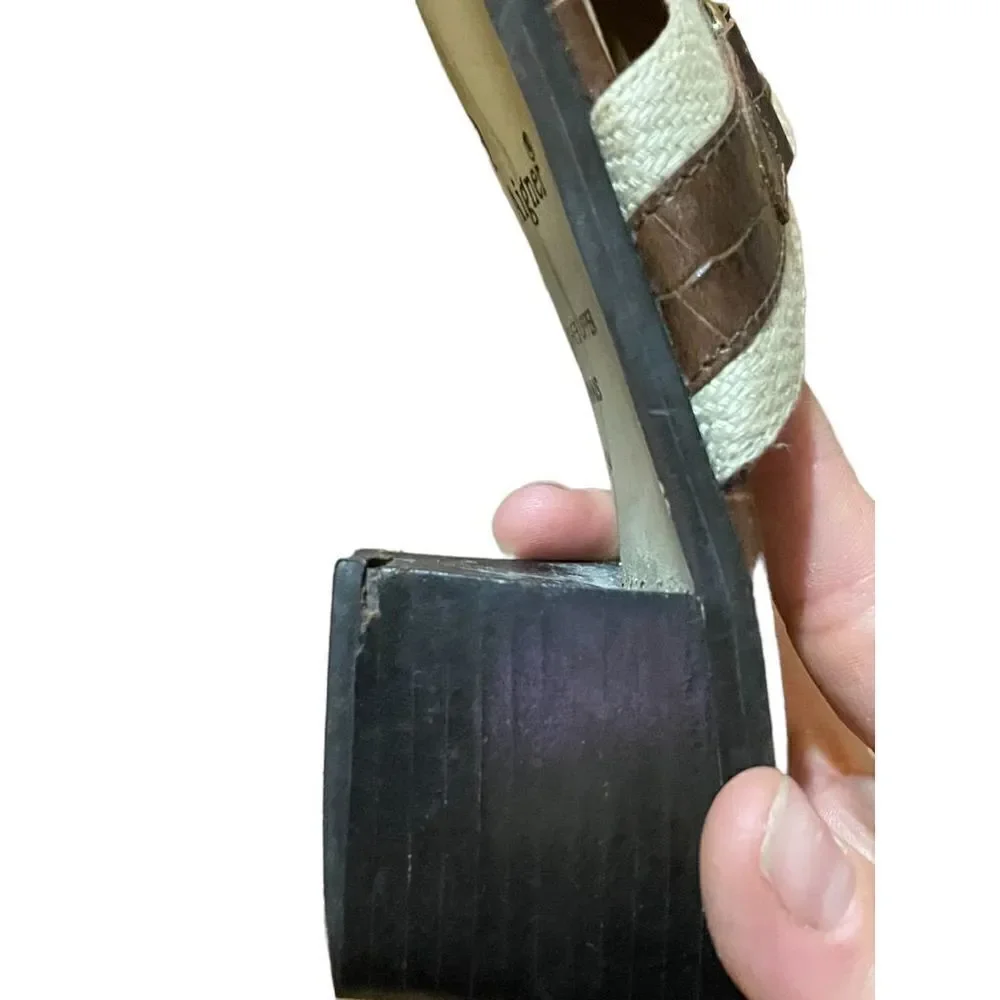 Etienne Aigner Hyannis slip on block heel sandals‎
